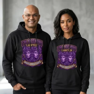 Gemini Lawyer Hoodie Argued Both Sides Unisex Gift UK