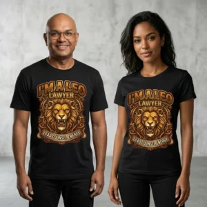 Leo Lawyer T-Shirt Lead Counsel Energy Zodiac Star Sign Gift Unisex UK