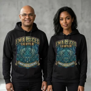 Pisces Lawyer Hoodie Empathy Is Evidence Unisex Gift UK