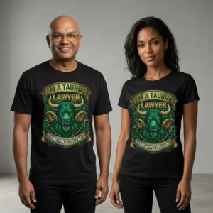 Taurus Lawyer T-Shirt Everything Is Billable Zodiac Star Sign Gift UK